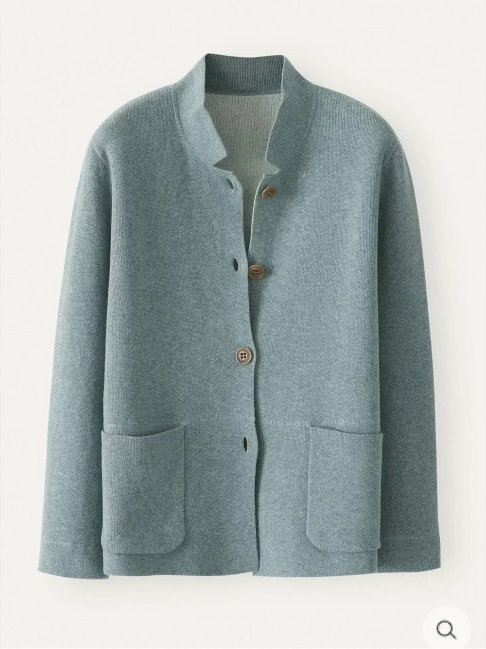 Poetry DOUBLE-KNIT JACKET Denim Teal 14